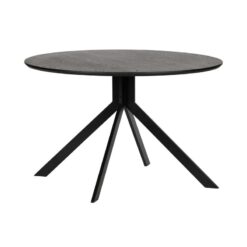 Bruno Ronde Eettafel zwart 120cm
