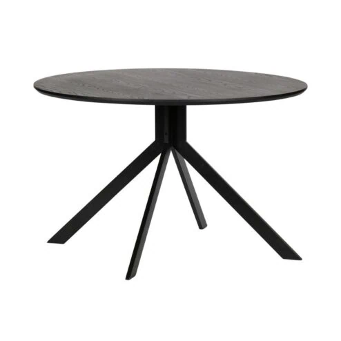 Bruno Ronde Eettafel zwart 120cm