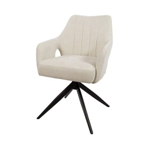 Cervo Eetkamerstoel Gebroken wit