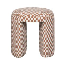 Charlie Kruk ruit dessin oranje