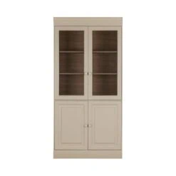 Chow Vitrinekast grenen beige 105cm