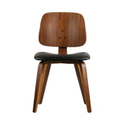 Classic Eetkamerstoel noten fineer zwart/walnoot