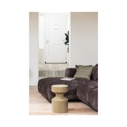 Cloud Chaise longue bank links chenille bruin