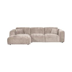 Cloud Chaise longue bank links chenille naturel