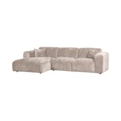 Cloud Chaise longue bank links chenille naturel