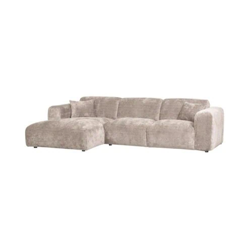 Cloud Chaise longue bank links chenille naturel