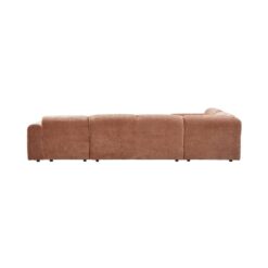 Cloud Hoekbank links geweven chenille terracotta