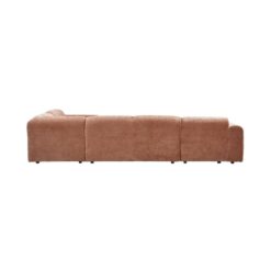Cloud Hoekbank rechts geweven chenille terracotta