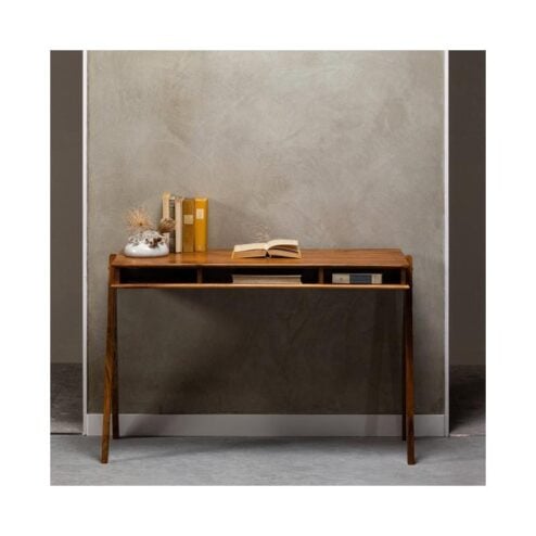 Compartment Bureau acaciahout bruin 120cm