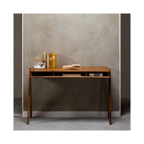 Compartment Bureau acaciahout bruin 120cm