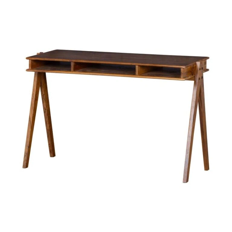 Compartment Bureau acaciahout bruin 120cm