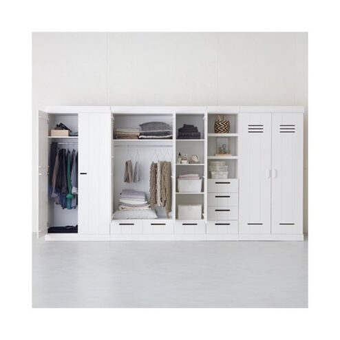 Connect 2-deurs Kledingkast wit