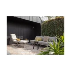 Coosa Tuin hocker aluminium zand