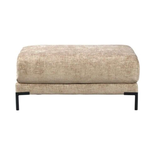 Couple Poef naturel melange 100cm