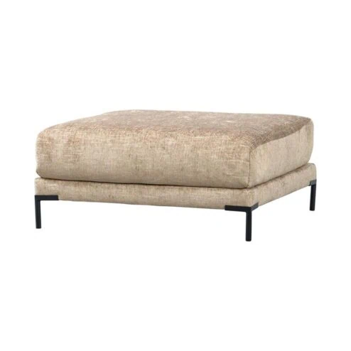 Couple Poef naturel melange 100cm