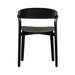 Cras Eetkamerstoel essen fineer zwart