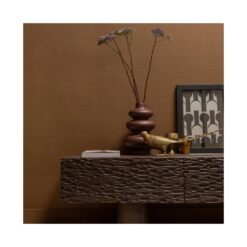 Crumble Carved Tv-meubel mangohout donkerbruin 180cm