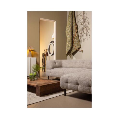 Cuno Salontafel laag mangohout donkerbruin