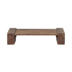 Cuno Salontafel laag mangohout donkerbruin