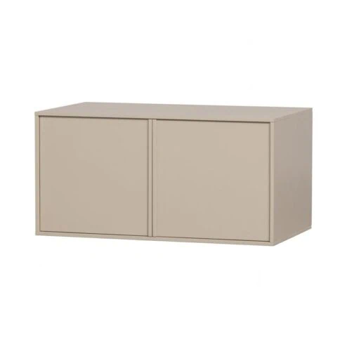 Daily Kledingkast dubbel smal grenen beige 100cm
