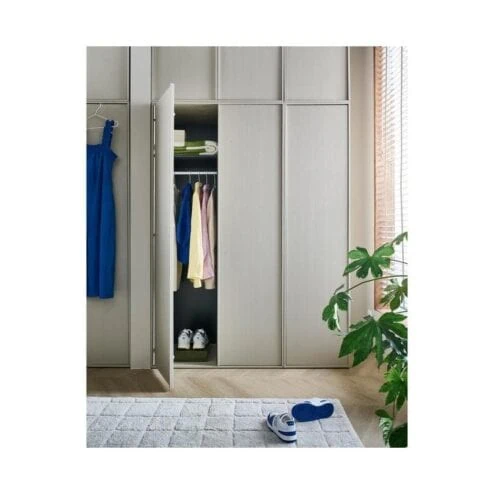 Daily Kledingkast enkel hoog grenen beige 50cm