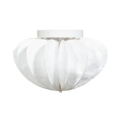 Dalia 1-lichts Plafondlamp papier wit