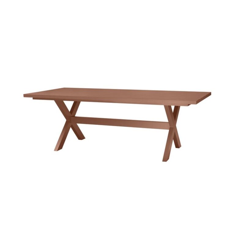 Delta Picknick tuintafel aluminium terracotta 220cm