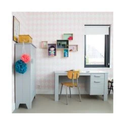 Dennis Bureau grenen grijs 141cm