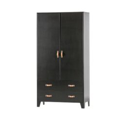 Dian Kledingkast grenen zwart 94cm