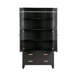 Dian Kledingkast grenen zwart 94cm