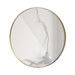 Doutzen Spiegel rond metaal goud 80cm