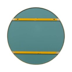 Doutzen Spiegel rond metaal goud 80cm