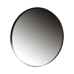 Doutzen Spiegel rond metaal zwart 115cm