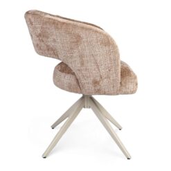 Eetkamerstoel Lana Cinnamon met zand poot