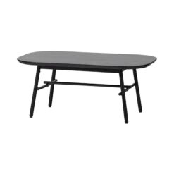 Elegance Salontafel mangohout/metaal zwart 100cm