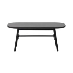 Elegance Salontafel mangohout/metaal zwart 100cm