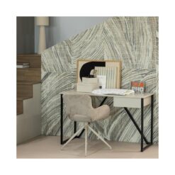 Eliva Eetkamerstoel structure velvet zand set van 2