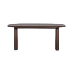 Ellips Eettafel mangohout walnoot 180cm