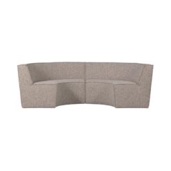 Europa Eetkamerbank 4-zits geweven stof zand melange 262cm