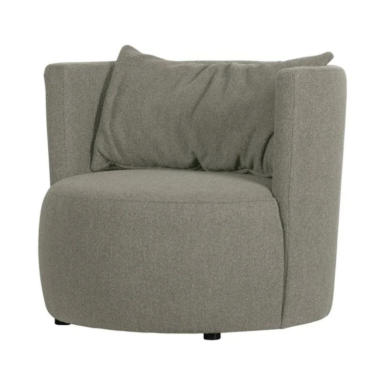 Explore Fauteuil bouclé grijs
