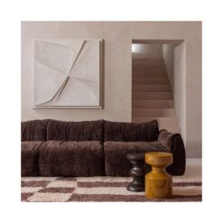 Fafa Vloerkleed grafisch dessin naturel/bruin 200x300cm