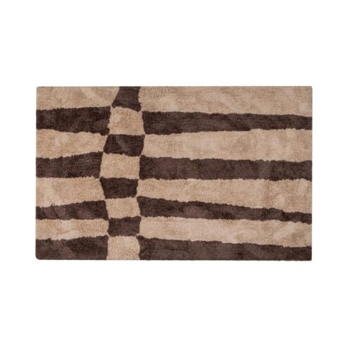 Fafa Vloerkleed grafisch dessin naturel/bruin 200x300cm