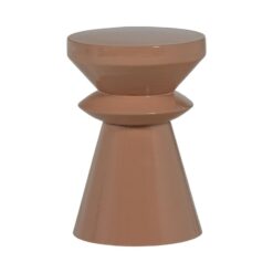 Fedde Bijzettafel metaal oudroze 30cm