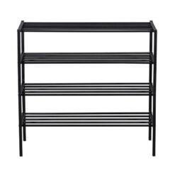 Ferro Schoenenrek stapel van 2 metaal zwart
