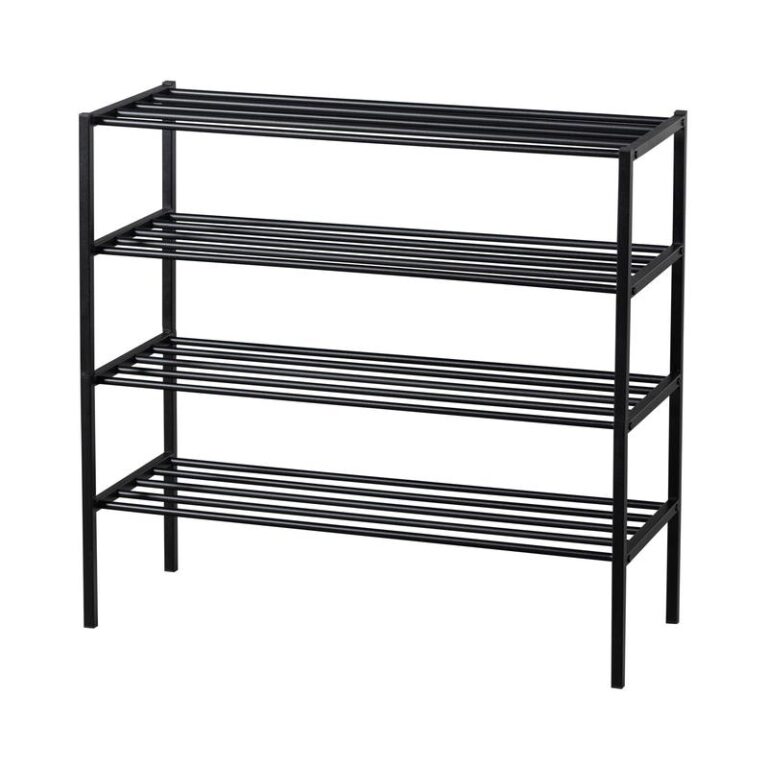 Ferro Schoenenrek stapel van 2 metaal zwart