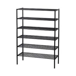 Ferro Schoenenrek stapel van 3 metaal zwart