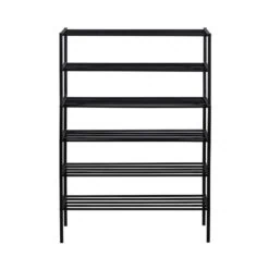 Ferro Schoenenrek stapel van 3 metaal zwart