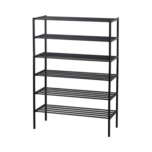 Ferro Schoenenrek stapel van 3 metaal zwart