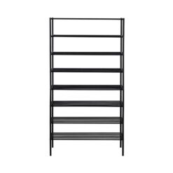 Ferro Schoenenrek stapel van 4 metaal zwart