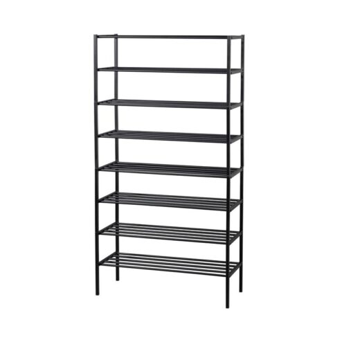 Ferro Schoenenrek stapel van 4 metaal zwart